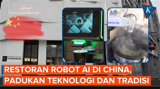 Sebuah Restoran Robot AI 24 Solar Terms resmi dibuka di Hangzhou, Provinsi Zhejiang, China Timur. Restoran itu menawarkan kecanggihan robotika dipadukan filosofi kesehatan tradisional China yang telah berusia ribuan tahun. Di restoran itu, peran manusia digantikan oleh lebih dari satu lusin jenis robot yang bekerja secara terkoordinasi. Di sana pengunjung akan menjumpai berbagai macam robot, mulai dari robot pembersih lantai dan robot pengantar makanan yang bergerak otomatis. Seperti apa ya keca