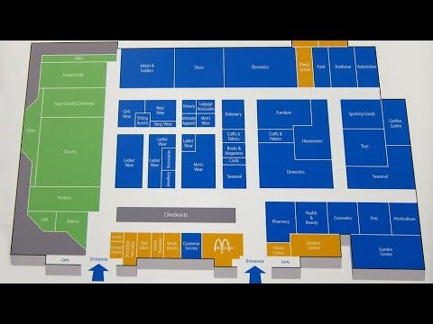 Sims 4 Speed Build: Walmart but Floor plan Edition