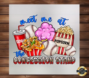Concession Stand DTF Transfer: Retro Cinema Design - Etsy