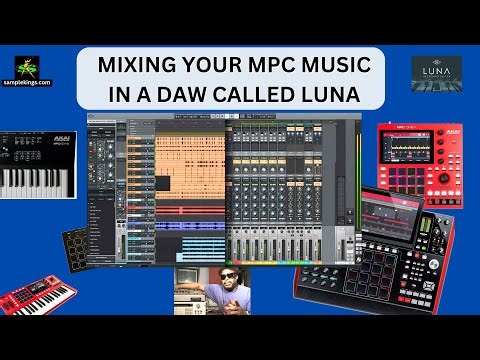 FAST & EASY MIXING MPC BEATS WITH THE MPC APP in LUNA DAW