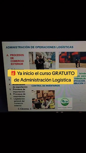 Curso Gratuito de Administración Logística Disponibles