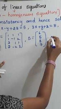 JNTUH M1 Survival Trick 🔥 Linear Equations 007