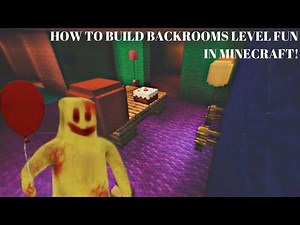 How to build backrooms level fun in Minecraft