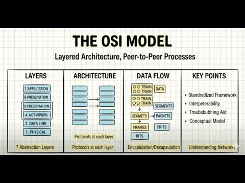 The OSI Model: Layered Architecture, peer-to-peer Processes,