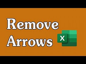 How to use the Remove Arrows feature in Excel
