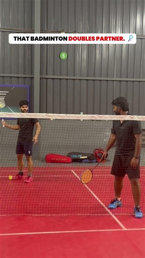 That One Doubles Partner Who Always Says OUT 🏸