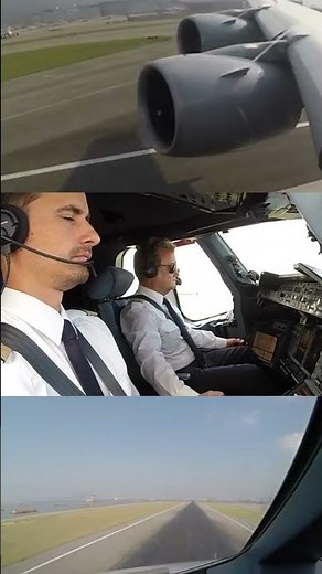 Lufthansa A380 Cockpit Landing: Huge Machine, Tiny Inputs! [AirClips] #shorts