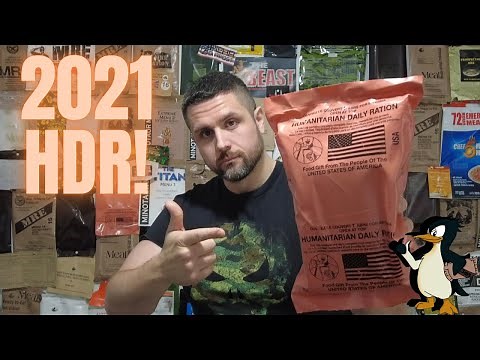 MRE Review 2021 Humanitarian Daily Ration!
