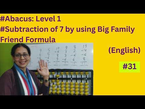 Live Class- Abacus -Level 1 II Addition and Subtraction I Small and Big Friend Family Formula