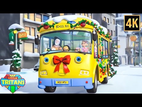 Wheels on the Bus Xmas + Fun Christmas Songs & Learn Rhymes for Kids