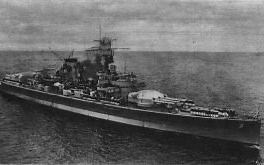 德意志级装甲舰1号舰"德意志"号下水