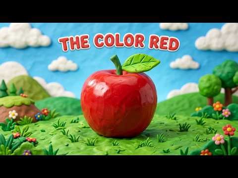 Learn Colors for Toddlers: The Color RED! 🍎 Educational Animation