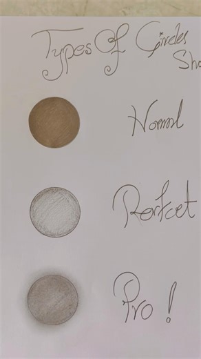 Type of circle ⭕️ #art #circle #drawing #shading #shorts #shortvideo