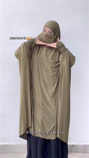 Beautiful jilbab from meesho ✨ product link tagged on screen ✨ #abaya #modestoutfits #jilbab