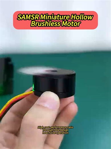SAMSR Miniature Hollow Brushless Motor High cost-performance ratio Through-hole design Low-noise operation #steppermotor #waterproofsteppermotor #steppermotorfactory #steppermotordriver #steppermotorModule #stepperelectriccylinder #hollowsteppermotor