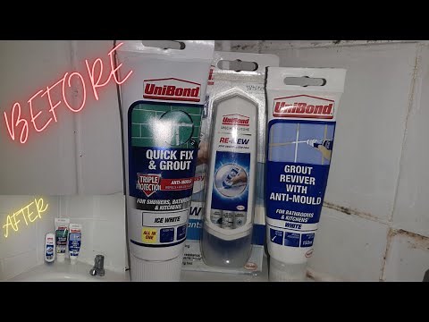 HOW TO whiten tile grout//DIY//cheap and easy//unibond