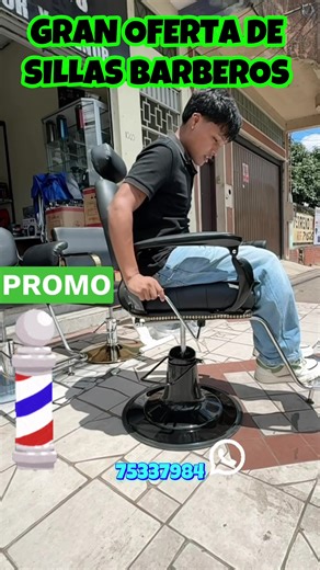 Gran oferta de sillas de barbería en Santa Cruz
