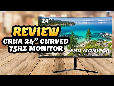 CRUA 24 Inch Curved 75Hz Monitor ✅ Review