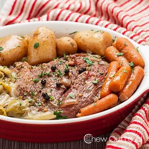 Slow Cooker Corned Beef And Cabbage