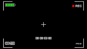 Download Camera Recording Interface with Chroma Key Background for free