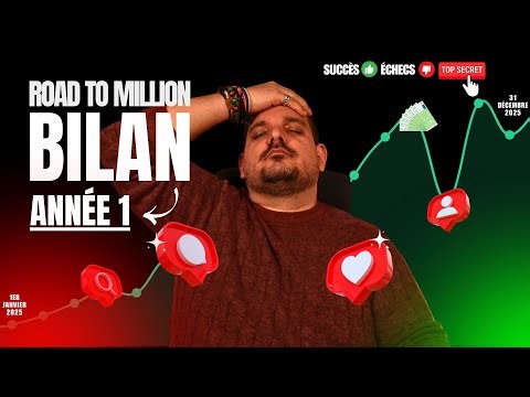 #ROADTOMILLION - BILAN DE LA 1ÈRE ANNÉE (CA NE S'EST PAS PASSÉ COMME PRÉVU) - JE RACONTE TOUT !