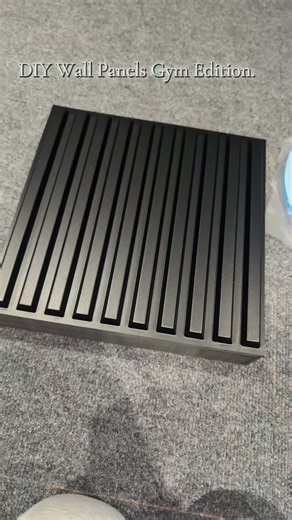 What do you think, should I buy another pack to go all the way down the wall? I'm really pleased with how it looks!! #diywallpanelling #diy #transformation #homegym #newyearnewme