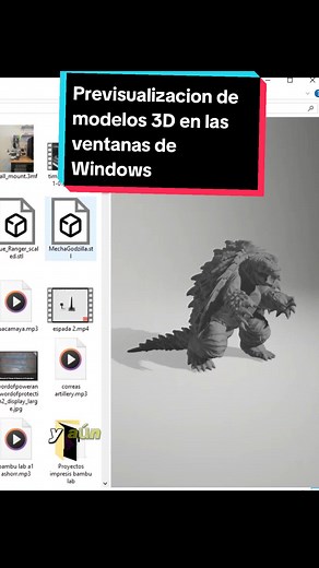 Previsualización de Modelos 3D en Windows 10