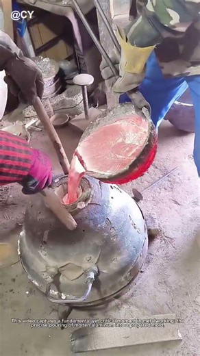 The Art of Pouring Molten Aluminum 🌊🔥 | DIY Casting Made Simple