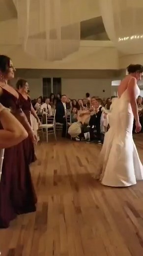 Thriller Bridesmaids Dance at Halloween Wedding