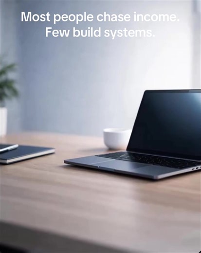 Most people want money. Few are willing to build the structure that creates it. Income OS. #incomeos #buildsystems #systemthinking #digitalwealth #businessmindset