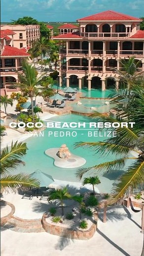 Explore Coco Beach Resort in San Pedro Belize in this cinematic drone video #belize #travel #drone