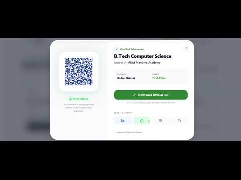 Merit Documentation Management (MDM) - Blockchain Educational Credential Verification |