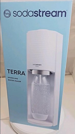 Terra White Sodastream sparkling water maker