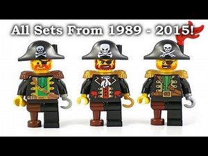 All LEGO® Pirates Sets 1989 - 2015!