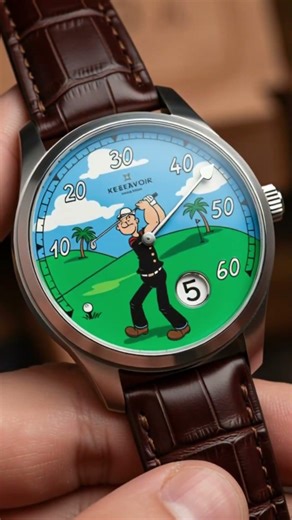 Why Is Popeye’s Stick Moving on This Watch Dial?