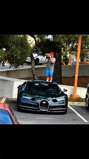 Casually Spotted a Bugatti While Eating Lunch 🤯