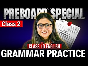 🔥 Class 10 English Grammar PYQ Express | Most Important Questions | CBSE 2026 | Nikita Singh