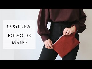 Bolso de Mano con Cremallera // Costura