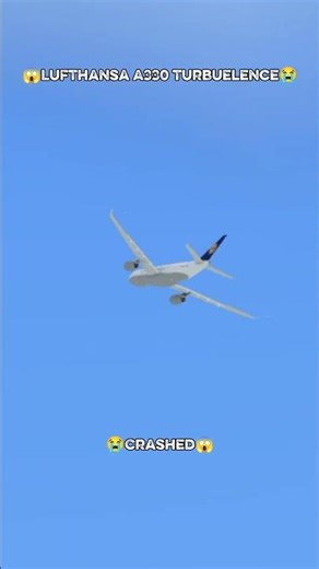 Lufthansa A330 Severe Turbulence CRASH ⛈️💥 | Lufthansa Shorts | AeroGuardian#aviation #shorts