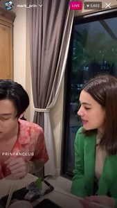 549K views · 10K reactions | Live : Mark Prin & Kimberley  ไม่ต้องมีน้ำตาล ทุกเมนูก็หวานเพราะหมากคิม  #mark_prin #kimmy_kimberley #หมากปริญ #หมากคิม #prinfanclub | Prinfanclub (Mark Prin Suparat) | Facebook
