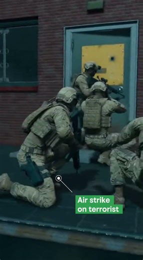 This is how a real air strike looks like 💀 #shorts