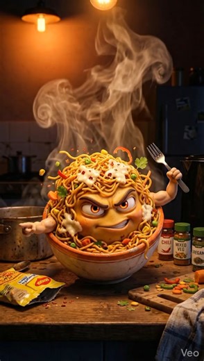 Is video ko maggi lovers ko share kare #ai #aivideo #entertainment #maggi