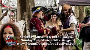 A celebration of seafood on the Mount Dora waterfront. Live entertainment, FREE kids zone and tons of Pirates! | Mount Dora