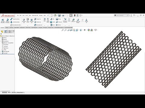 SolidWorks Tutorial | Hexagonal (Honey Comb) pattern in SolidWorks
