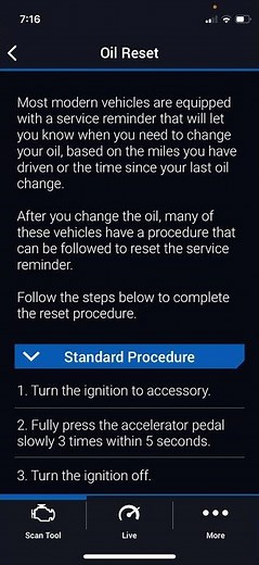 How to reset the oil service light on an Alfa Romeo Stelvio