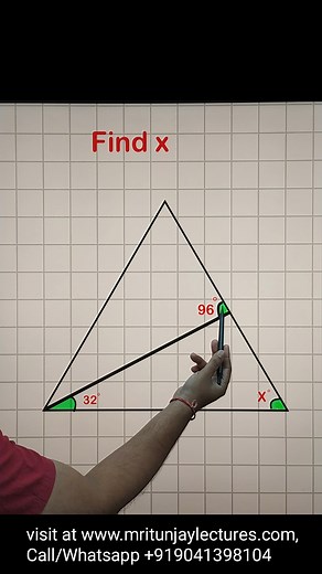 4.4K views · 45 reactions | How can find angle #maths #basics #fundamentals #math #fbreelsvideo #sharingiscaring #satmath #satexam #SATPrep #mathtutorial #LETEXAM #exams #reviewer #algebratutor #mathreview #boardexams #mritunjaylectures #angle #parallellines #class9th #class10th #sscjeexam | Mritunjay Lectures | Facebook