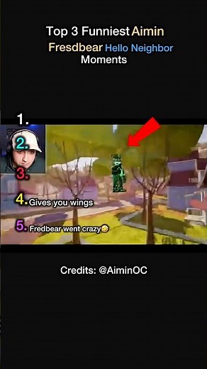 Top 3 Aimin Fredbear Hello Neighbor Moments