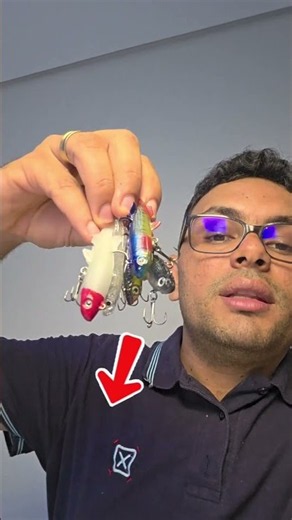 🎣🐟 Kit com 5 iscas super-realistas para pescaria! #Pesca #Iscas #Pescaria