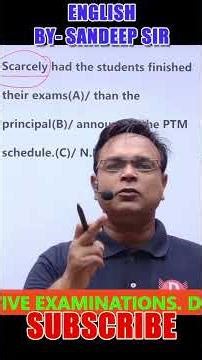 SSC | BANK | BSSC | OTHER COMPETITVE EXAMS | CONJUNCTION | BY SANDEEP SIR