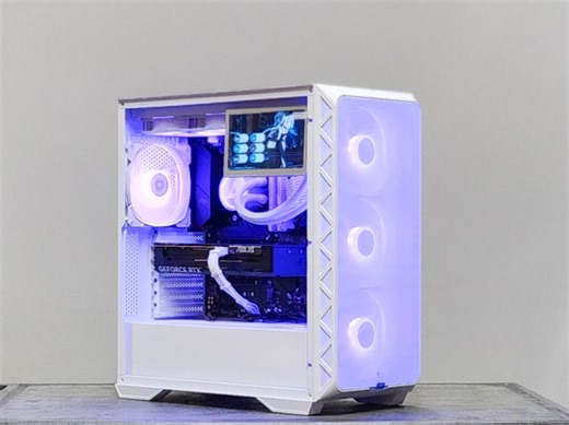 Custom Built Liquid Cooled Gaming PC with a 7in Sensor Screen | Ryzen 5 5600X | RTX 5060 | 32GB DDR4 | Jawa
